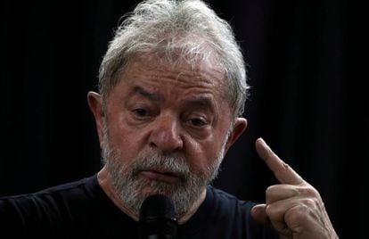 O ex-presidente Lula no início deste ano. 