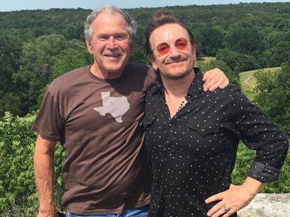George W. Bush e Bono Vox