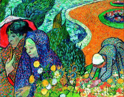 'Memória do jardim de Etten' (1888), vendido para pagar o tratamento da irmã de Van Gogh. MUSEU ESTATAL HERMITAGE/ SÃO PETERSBURGO
