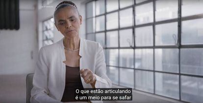 Marina Silva no programa eleitoral da Rede.