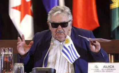 José Mujica, em 12 de março.