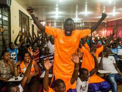 Senegaleses entre os imigrantes ilegais no abrigo em Rio Branco.