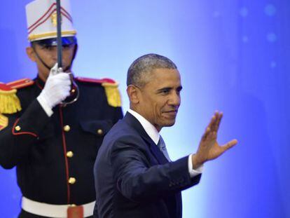 Obama, na abertura da Cúpula.