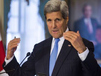 O secretário de Estado dos EUA, John Kerry, na quarta-feira.