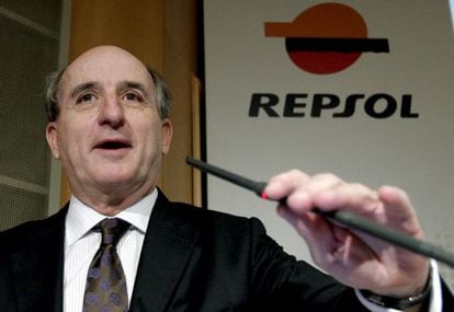 O presidente de Repsol, Antonio Brufau