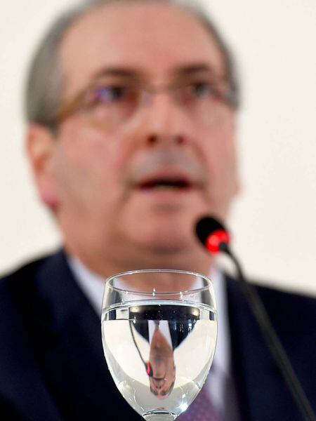 Cunha durante entrevista coletiva no dia 21.