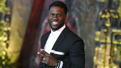 Kevin Hart, na estreia de ‘Jumanji’ no ano passado em Los Angeles