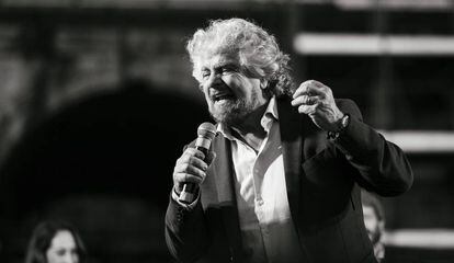 O cofundador do partido Movimento 5 Estrelas, Beppe Grillo.