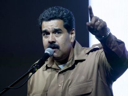 Nicolás Maduro durante uma apresentação na Bolívia.