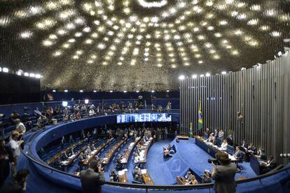 Vista geral do Senado brasileiro.
