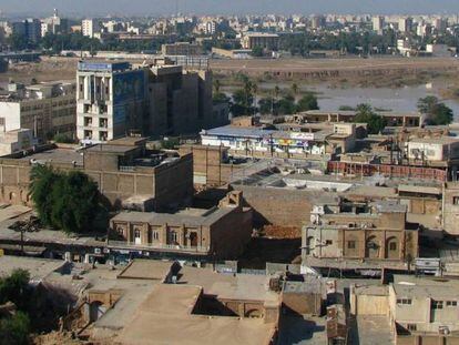 Vista da cidade de Ahvaz em uma imagem tomada em 2009.
