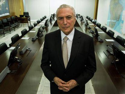 O presidente do Brasil, Michel Temer.