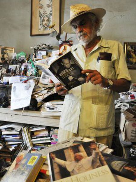 O historiador Enrique López Oliva, em Havana.