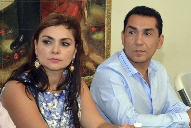 José Luis Abarca e sua esposa, María de los Ángeles Pineda.