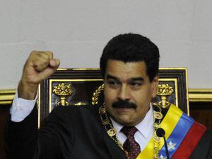 Nicolás Maduro, em Caracas.