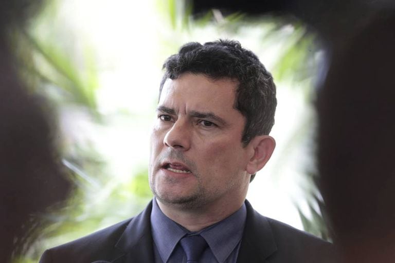 O ministro da Justiça Sergio Moro, ex-juiz da Lava Jato.