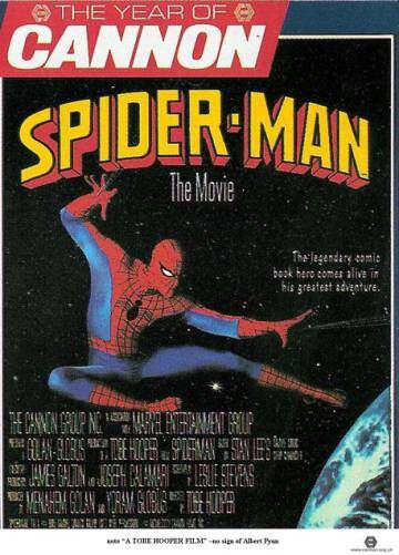 Cartaz do Spiderman de Tobe Hooper.