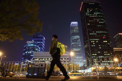 O bairro financeiro de Pequim (China).