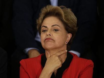 Rousseff durante encontro com movimentos sociais.