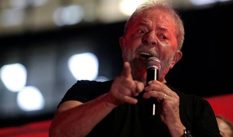Ex-presidente Lula discursa nesta quarta-feira, em São Paulo.