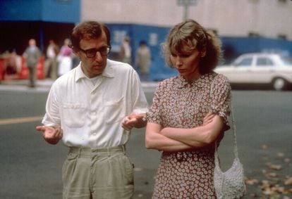 Woody Allen em cena do filme 'Hannah e suas irmãs'.