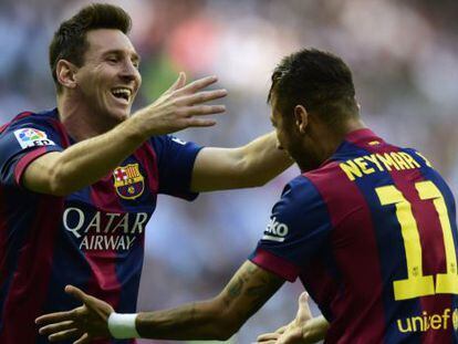 Neymar e Messi são os astros do Barça.