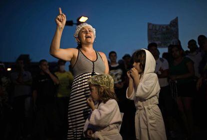 Protesto em Itu na terça contra a falta d'água.