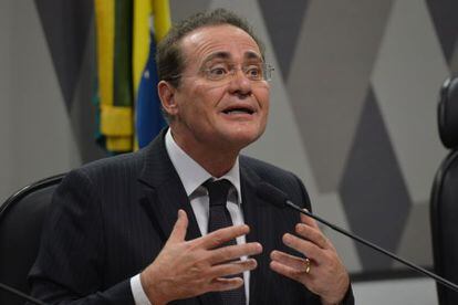 O presidente do Senado, Renan Calheiros.
