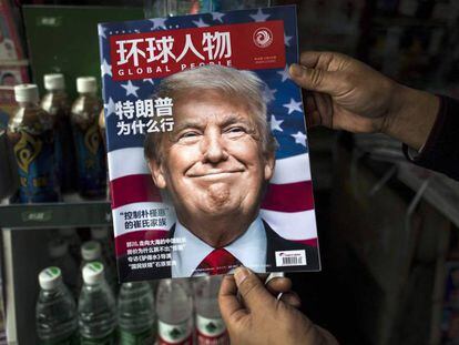 Trump na revista chinesa “Global People”