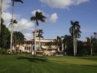 A residência Mar-a-Lago, na Flórida: a “Casa Branca de Inverno” de Trump.