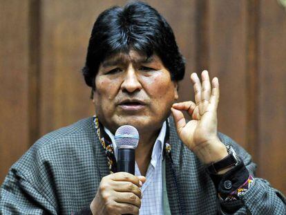 Evo Morales, ex-presidente boliviano, na Cidade do México.