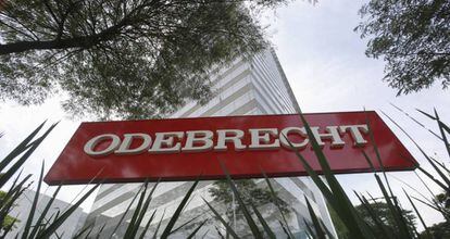 A sede da construtora Odebrecht em São Paulo (Brasil).