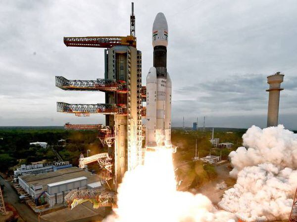 Decolagem do 'Chandrayaan-2' desde Sriharikota (Índia) o passado julho.  O projeto de posar um módulo na Lua fracassou.