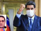 empresario Alex Saab sobrepuesta en una de Nicolás Maduro