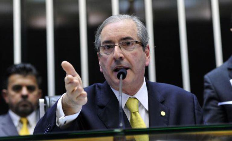 Eduardo Cunha, durante a votação.