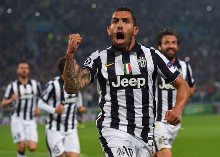 Tévez festeja gol sobre o Real Madrid nas semifinais da Champions.
