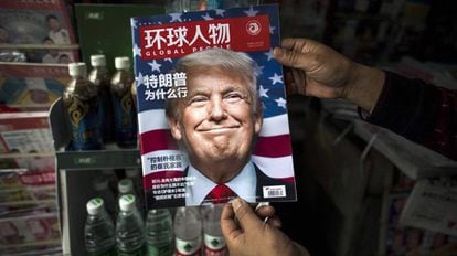Trump na revista chinesa “Global People”