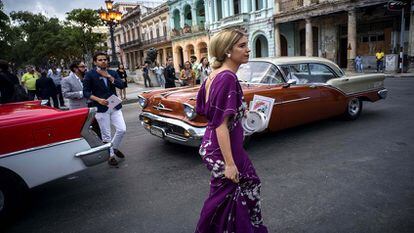 Desfile em Havana.