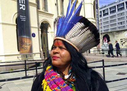 Sonja Guajajara, coordenadora nacional da Articulação dos Povos Indígenas do Brasil (APIB)