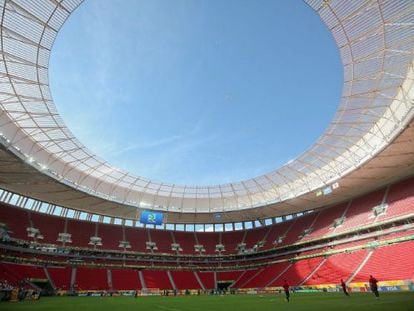 O estádio Mané Garrincha, em Brasília.