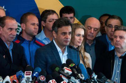 Aécio Neves, em seu discurso de derrota.