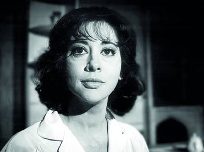 Fernanda Montenegro na novela da TV Record 'A Morta Sem Espelho', em 1963.
