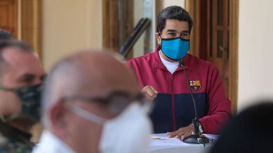 Nicolás Maduro, em 22 de março, em Caracas.