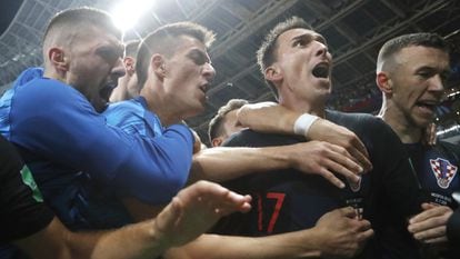 Mandzukic marcou o gol da virada da Croácia sobre a Inglaterra, já no segundo tempo da prorrogação.