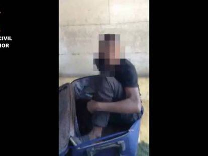 Preso na Espanha imigrante que tentava entrar no país em uma mala