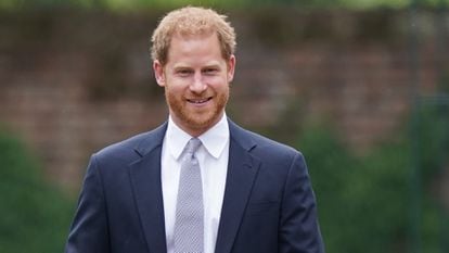 O príncipe Harry na comemoração do 60º aniversário de nascimento da princesa Diana, em 1º de julho, em Londres.