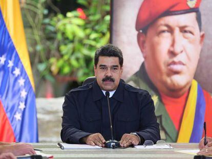Nicol&aacute;s Maduro em ato de Governo nesta ter&ccedil;a-feira.