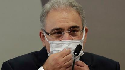 Marcelo Queiroga em 8 de junho, em depoimento à CPI da Pandemia no Senado.