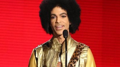 O cantor Prince em uma imagem de 2002.