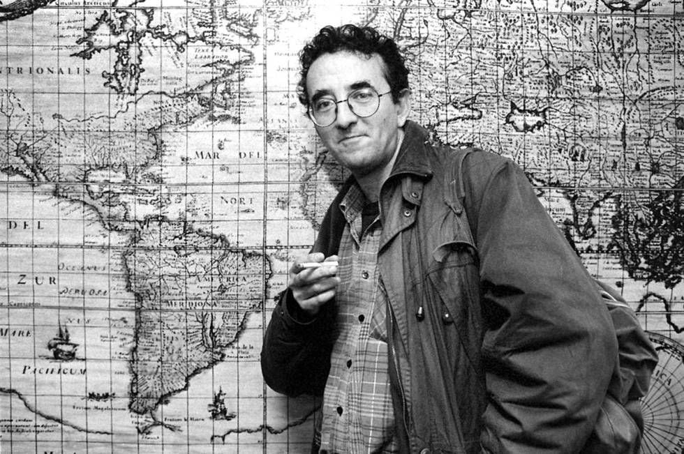 O escritor chileno Roberto Bolaño, em 1997.